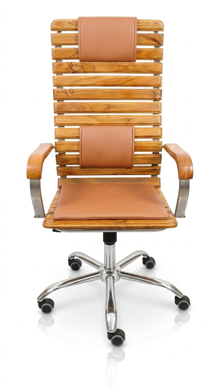 Segun wooden boss chair // Director Swivel Wooden Chair // Segun Wooden Chair